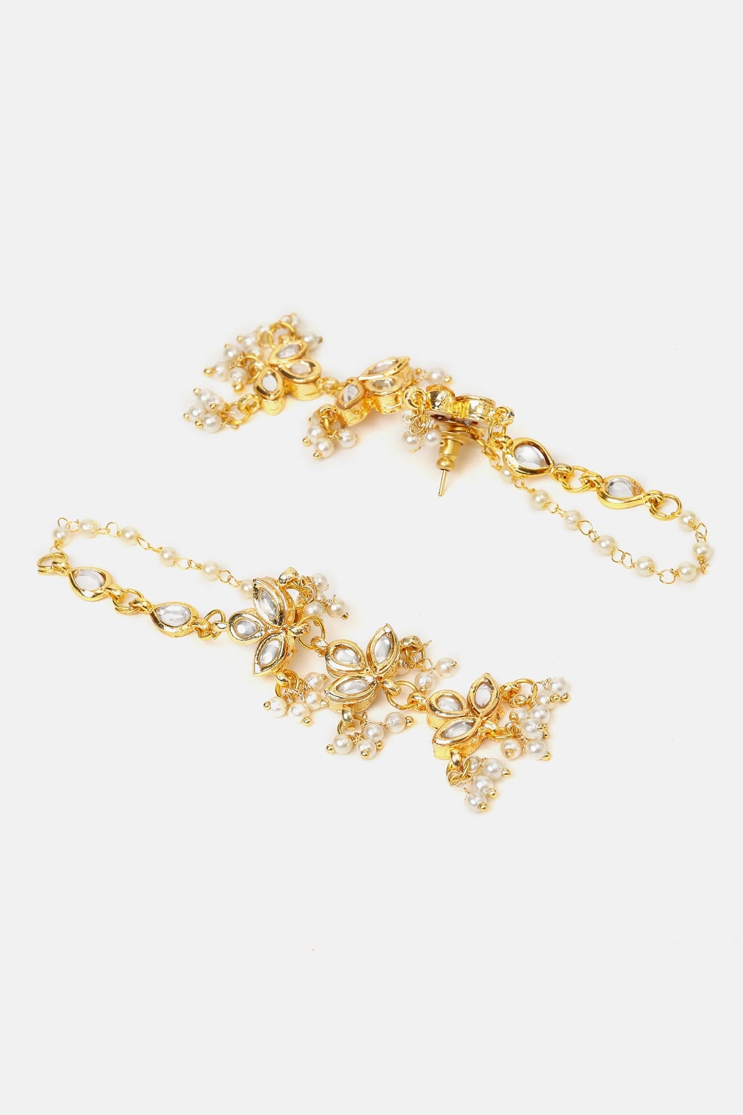 Kundan Brass Earrings 