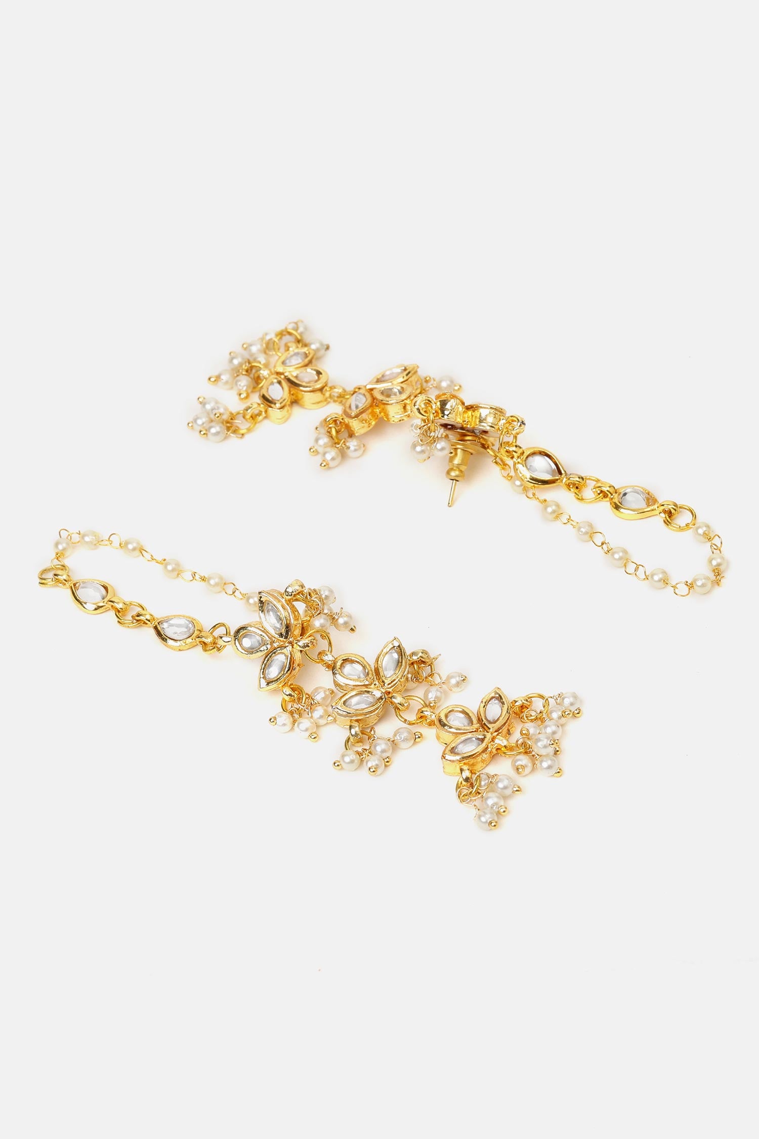 Kundan Brass Earrings 