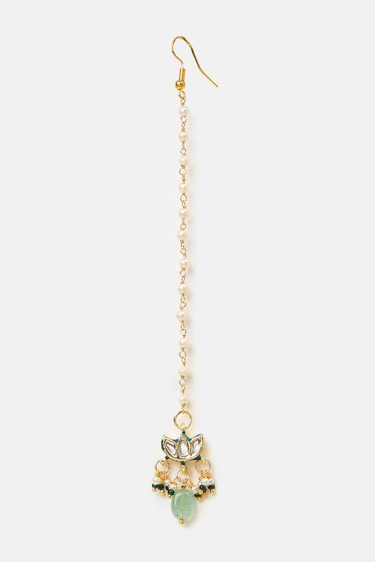 Kundan Embellished Pendant Choker Set 