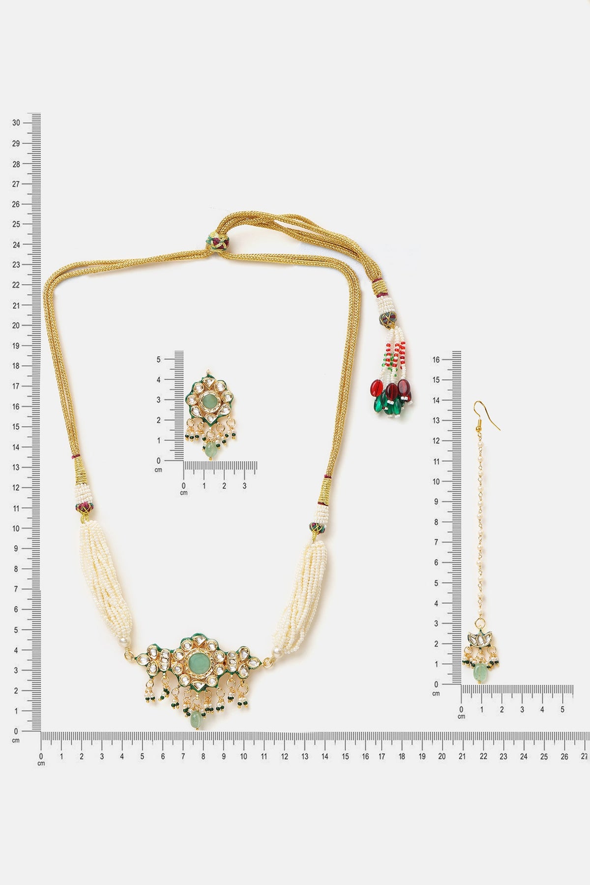 Kundan Embellished Pendant Choker Set 
