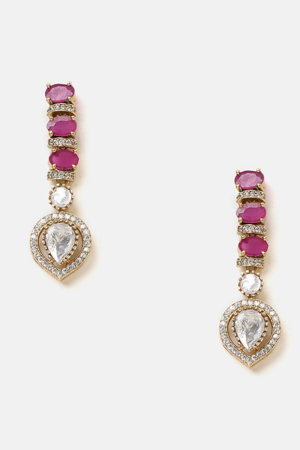 Kundan Embellished Necklace Set 