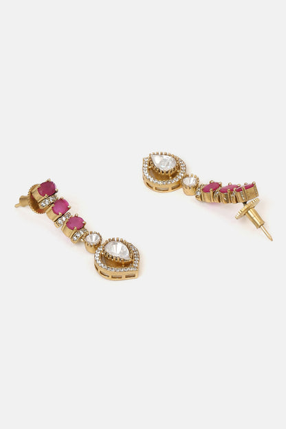 Kundan Embellished Necklace Set 