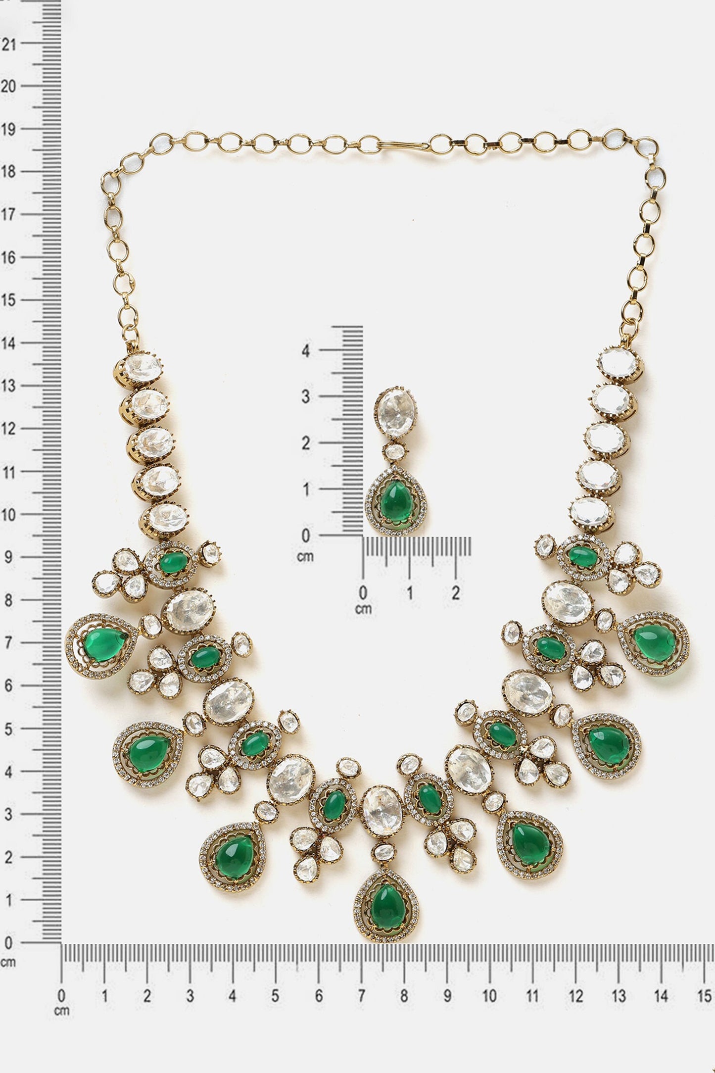 Kundan Studded Necklace Set 