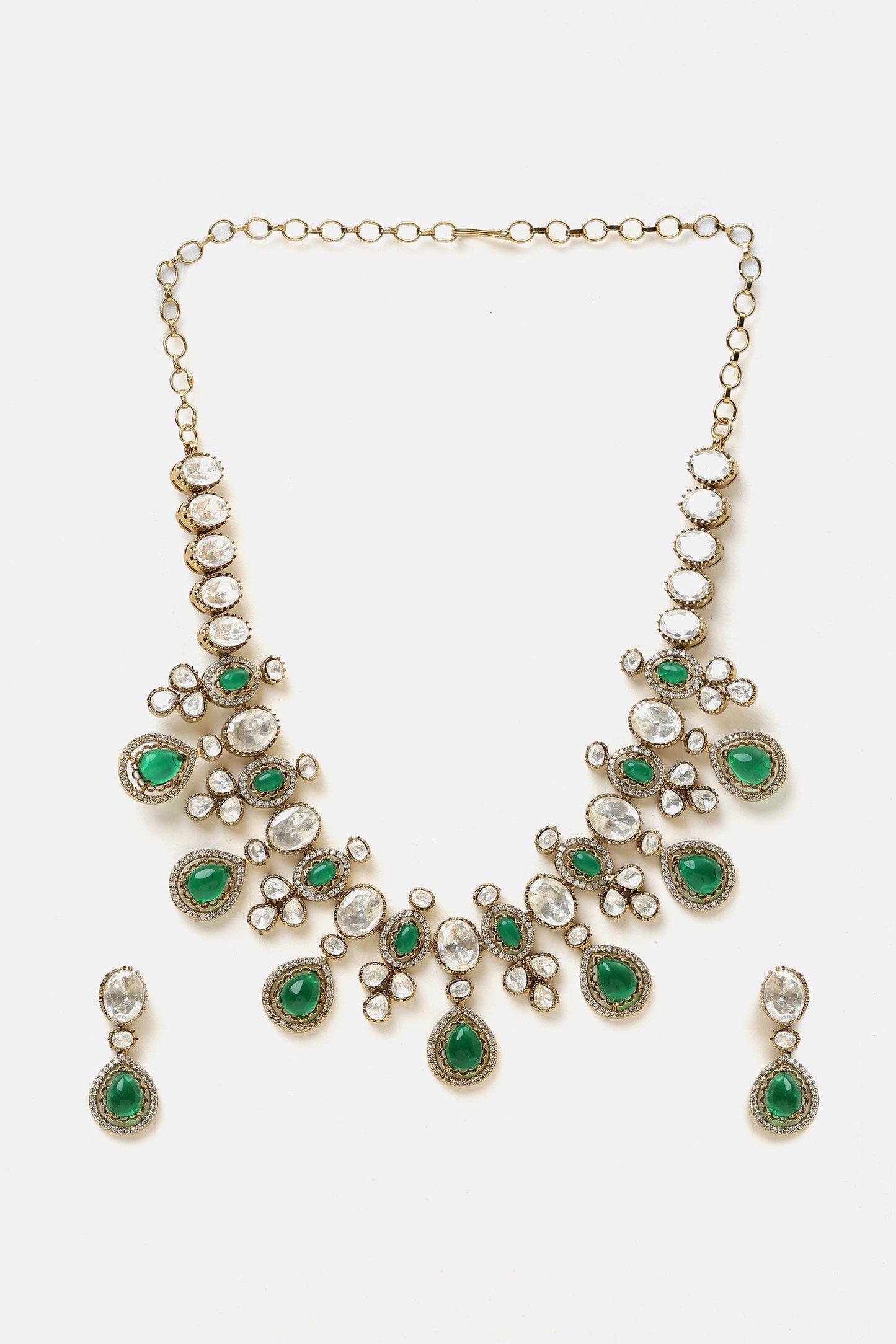 Kundan Studded Necklace Set 
