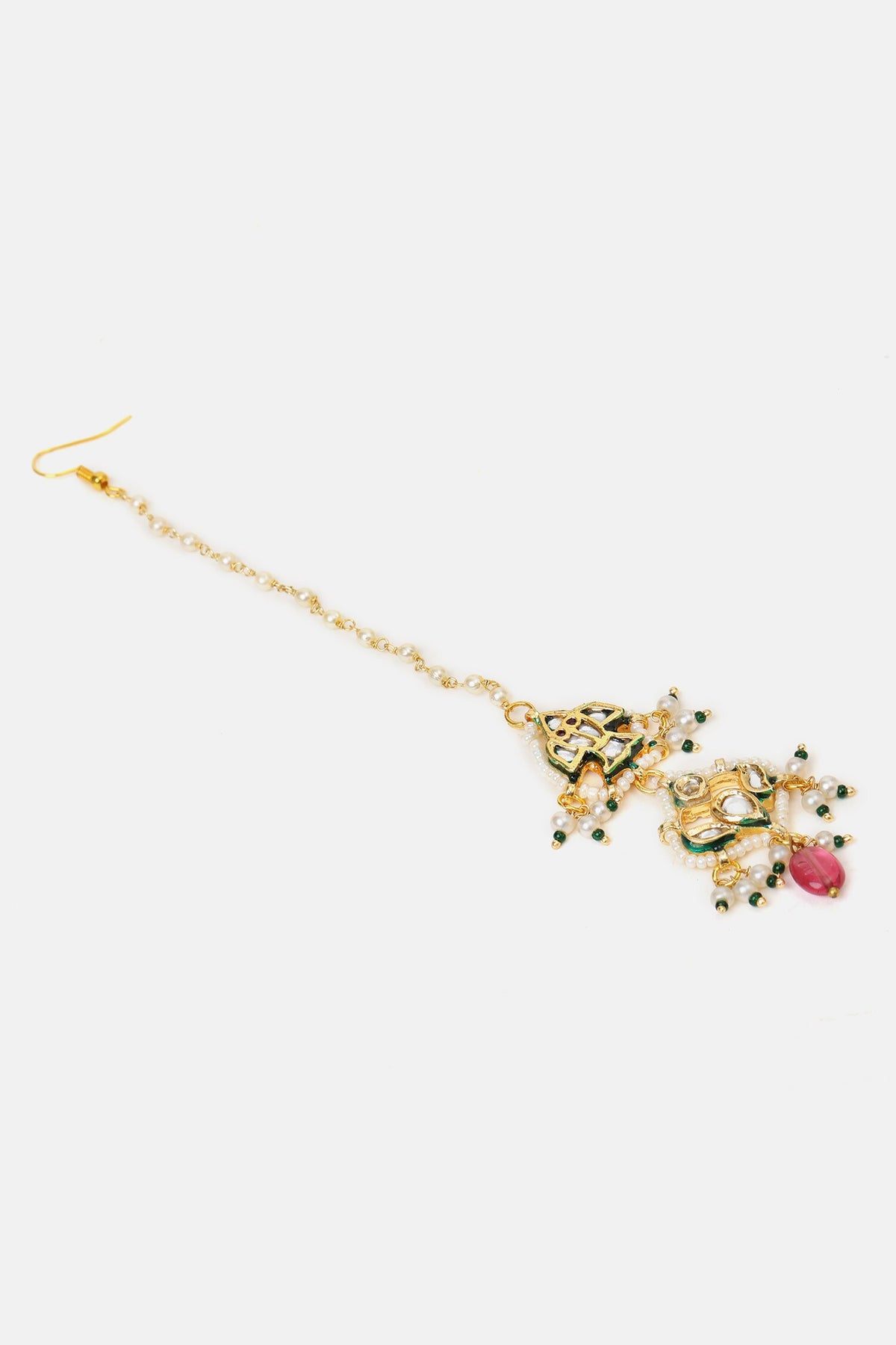 Kundan Embellished Choker Necklace Set 