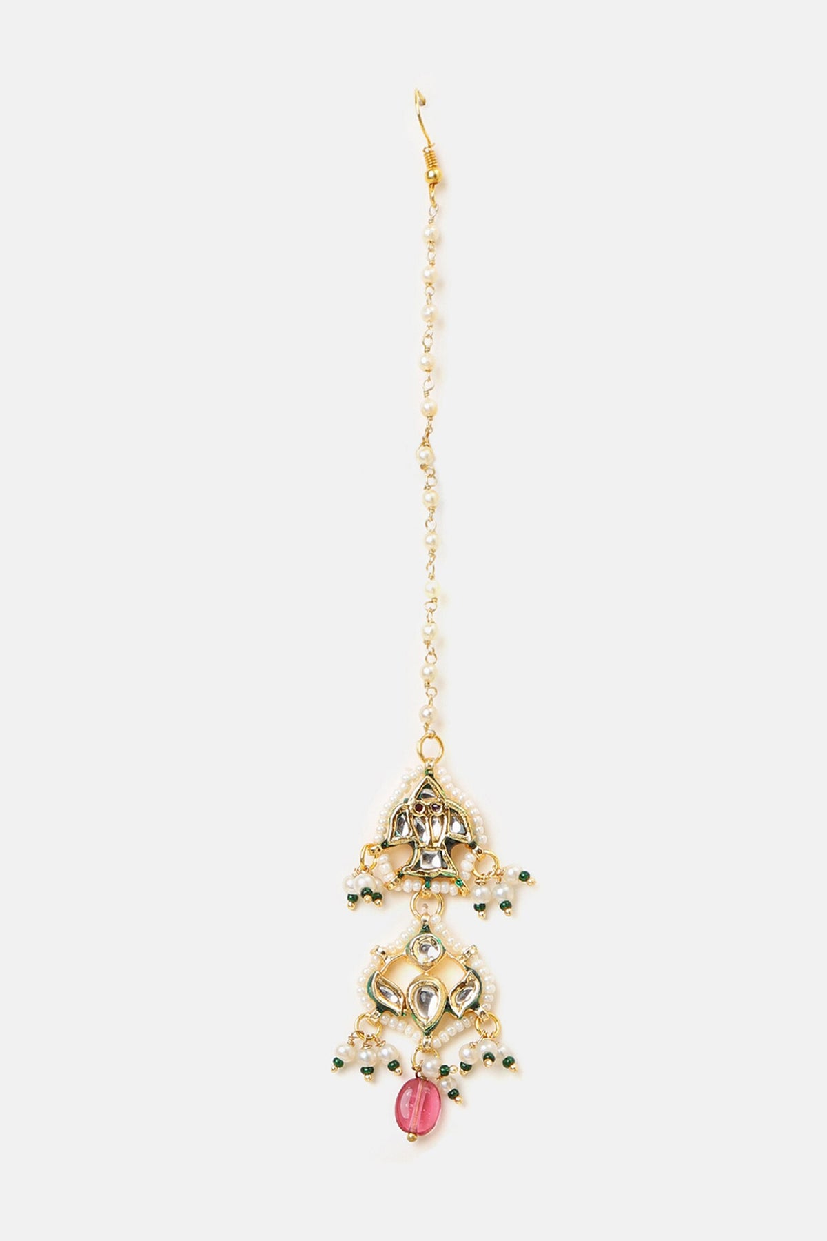 Kundan Embellished Choker Necklace Set 