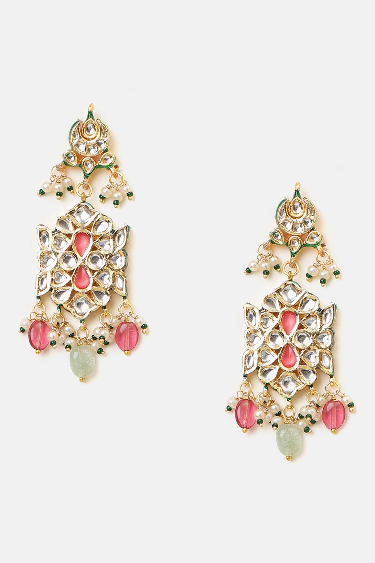 Kundan Embellished Choker Necklace Set 