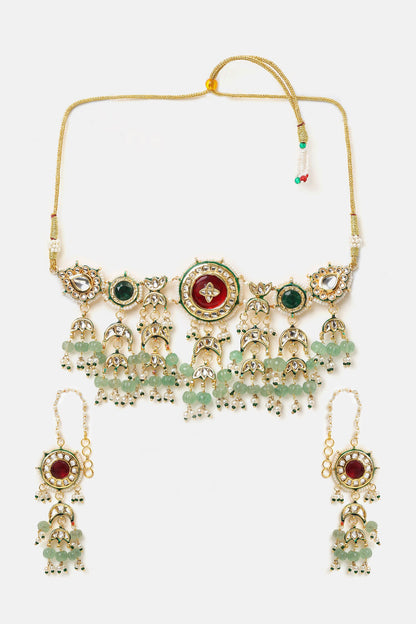 Kundan Embellished Choker Set 