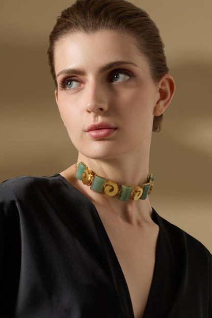 Liora Stone Embellished Choker 
