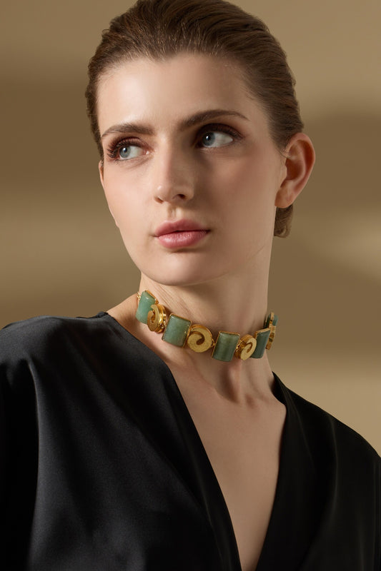 Liora Stone Embellished Choker 