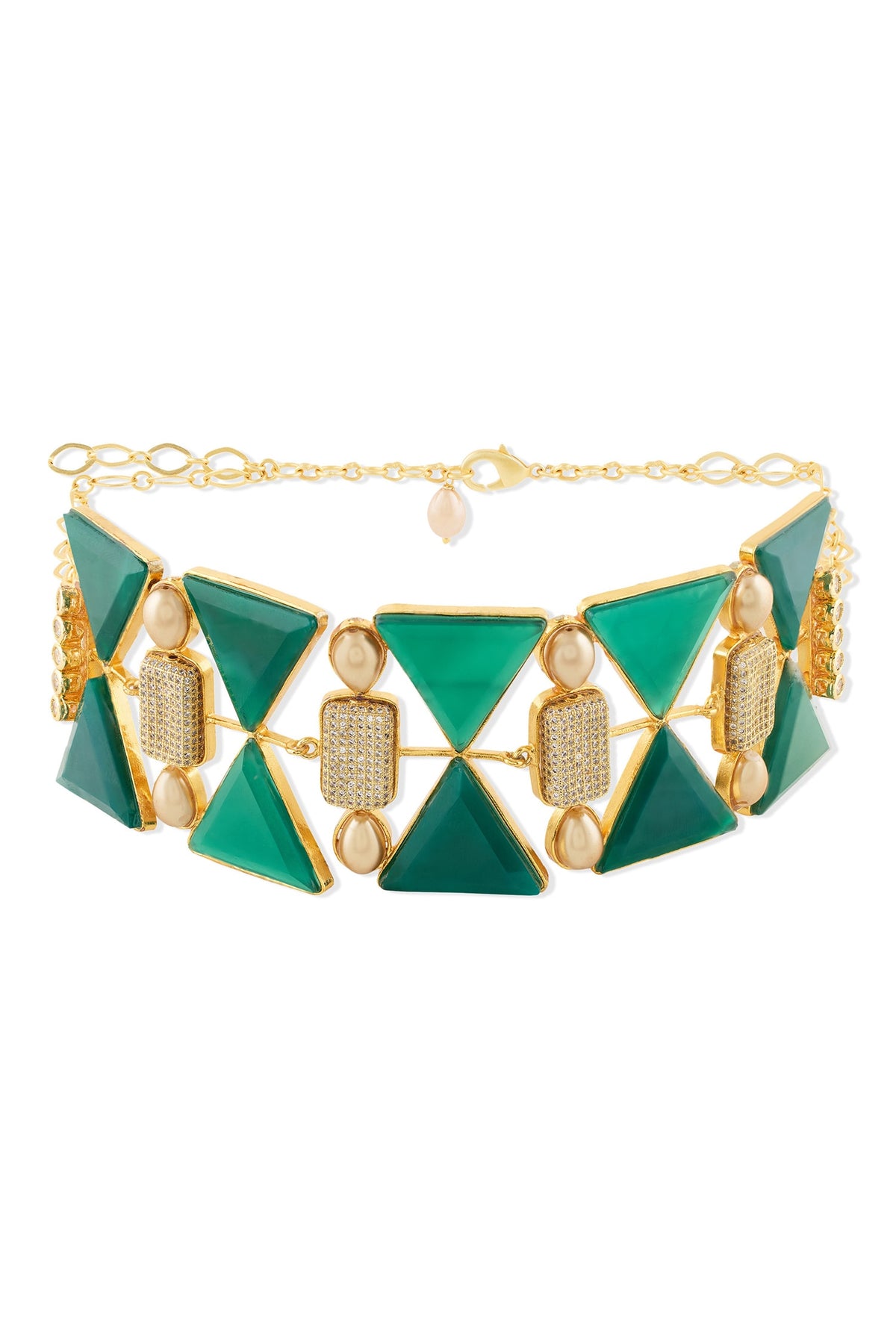 Sylvaine Stone Studded Choker 