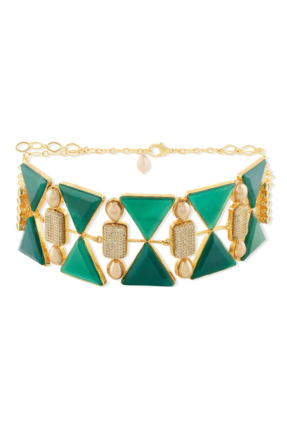 Sylvaine Stone Studded Choker 
