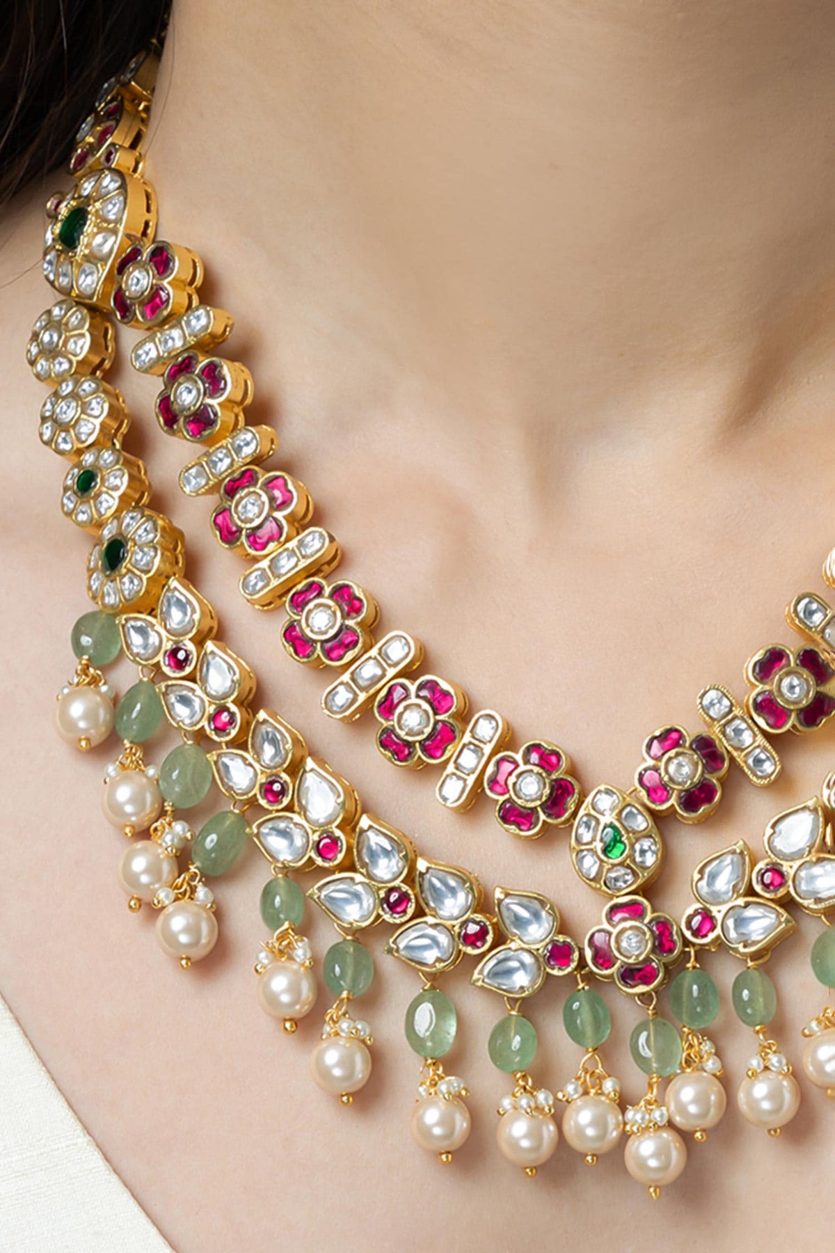 Layered Embellished Necklace 
