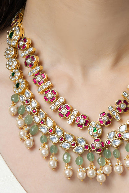 Layered Embellished Necklace 