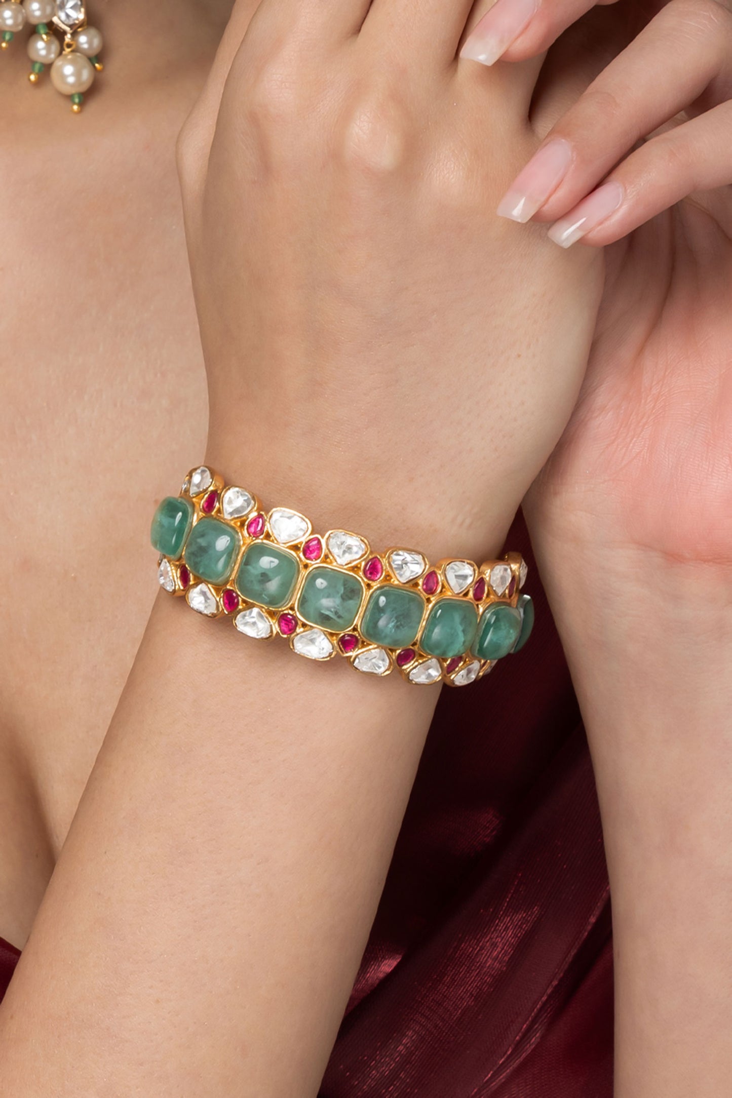 Stone Embellished Bangle 