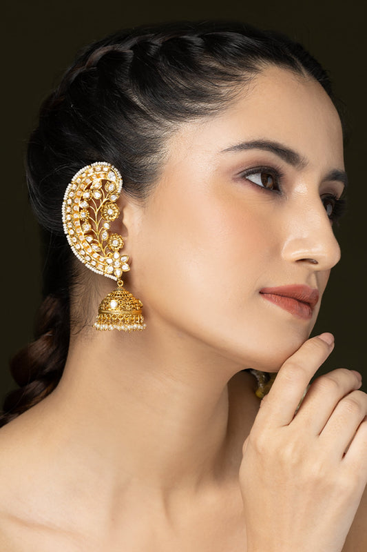 Paisley Shaped Cuff Earrings - Set of 2 