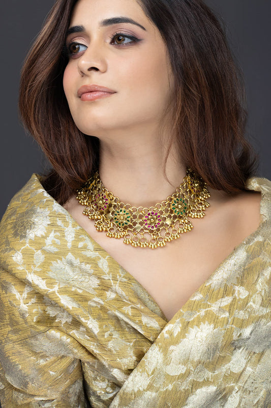 Enchanted Garden Embellished Necklace 
