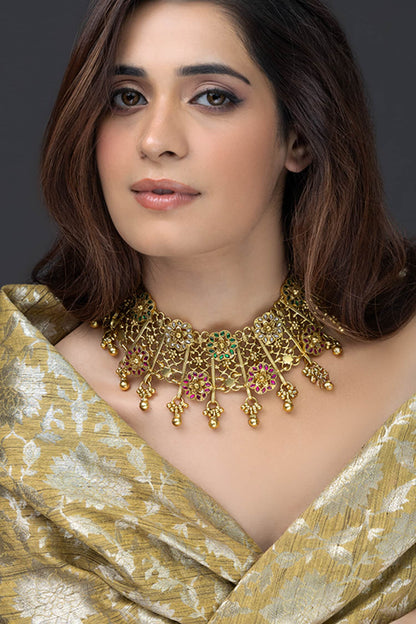 Devika Embellished Choker Necklace 