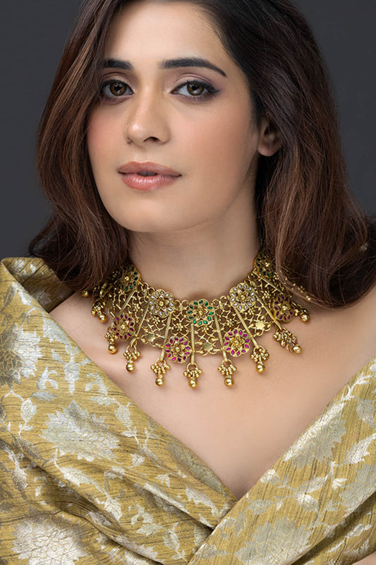 Devika Embellished Choker Necklace 