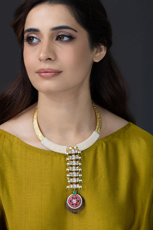 Rajwada Embellished Necklace 