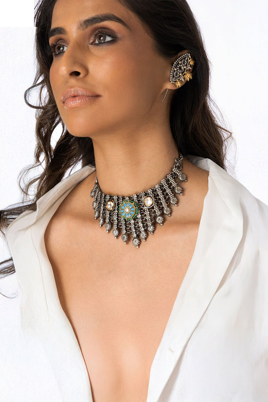 Traditional Ornate Choker Necklace 