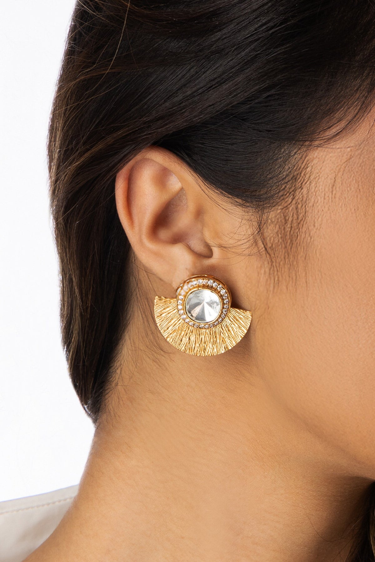 Tassel Fan Stud Earrings 