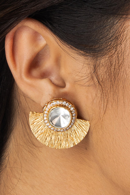 Tassel Fan Stud Earrings 