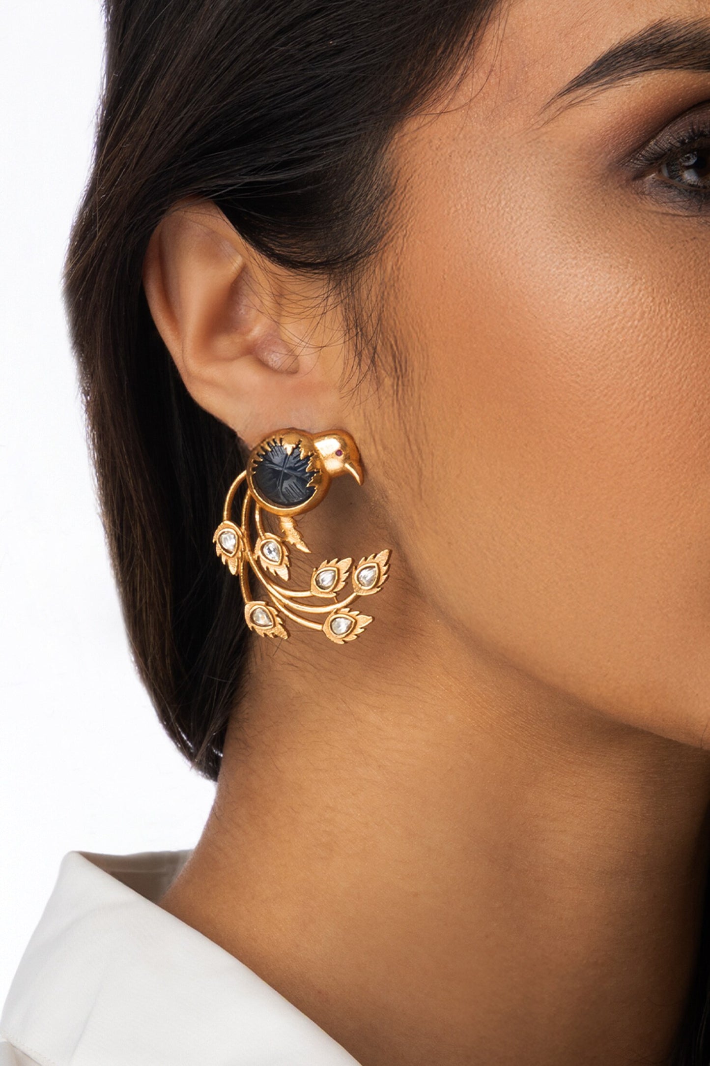 Elegant Peacock Shaped Earrings 