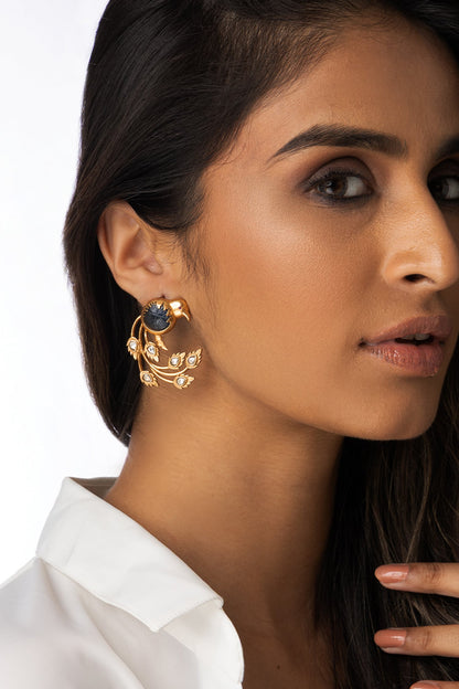 Elegant Peacock Shaped Earrings 