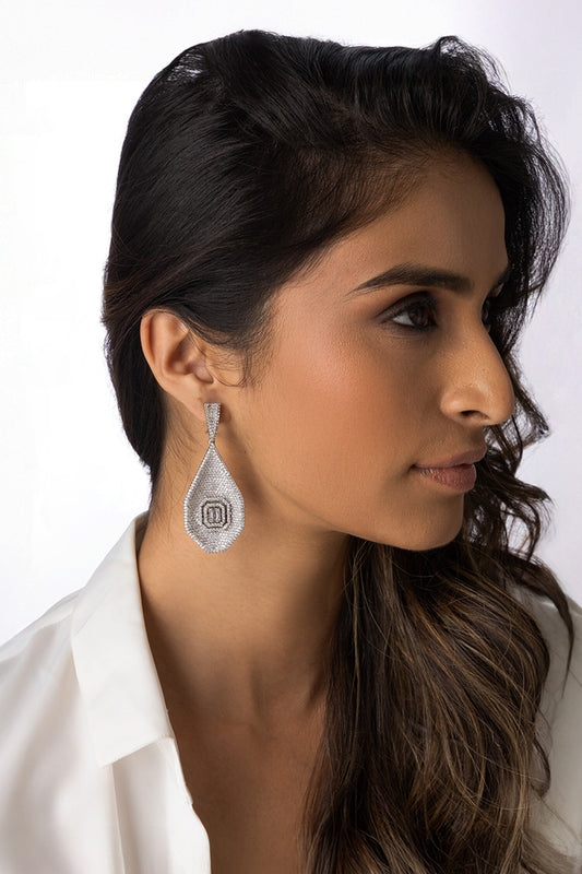 Textured Drop Earrings 