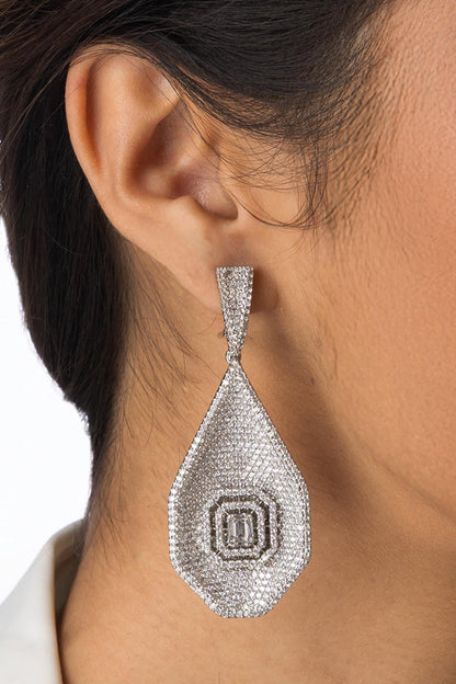Textured Drop Earrings 