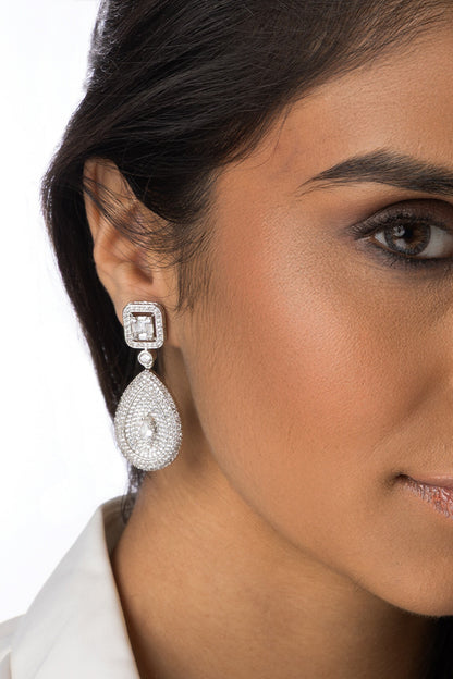 Chandelier Pear Drop Earrings 