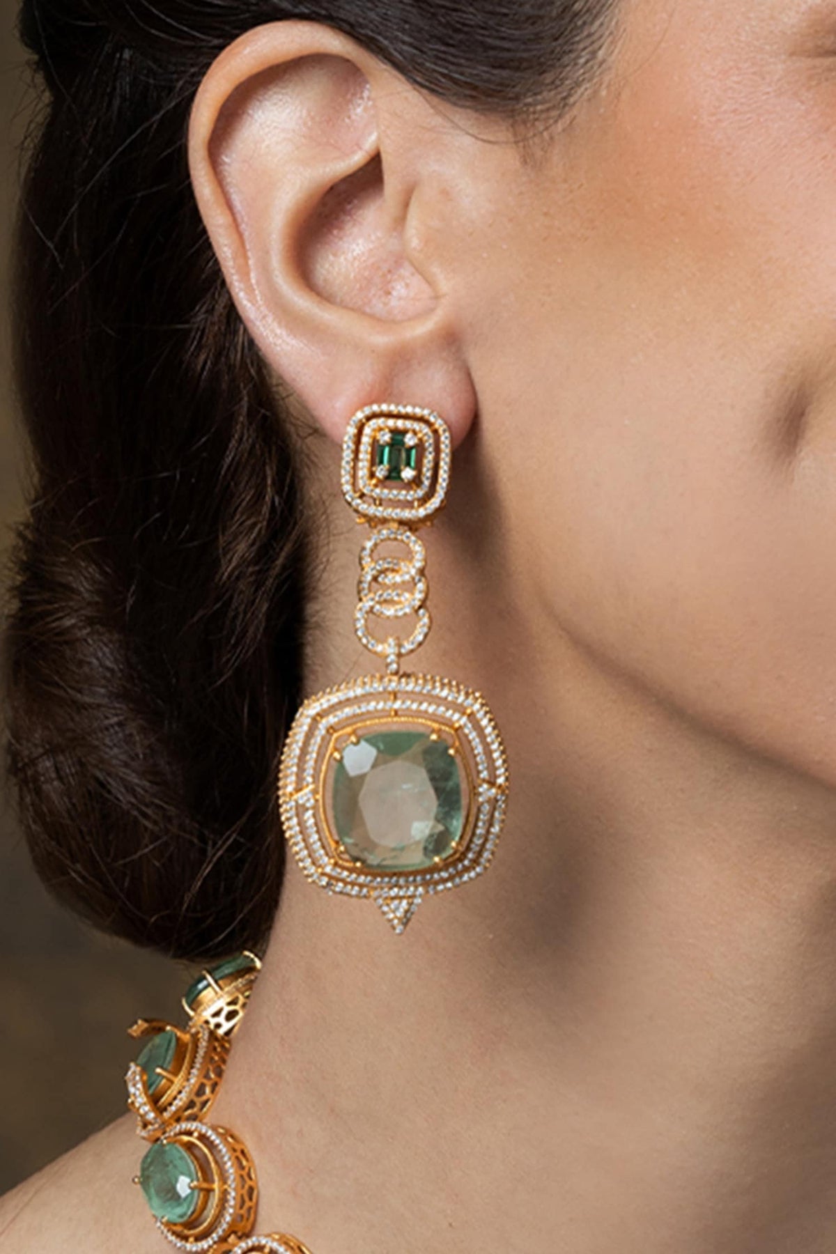 Mughal Essence Long Necklace Set 