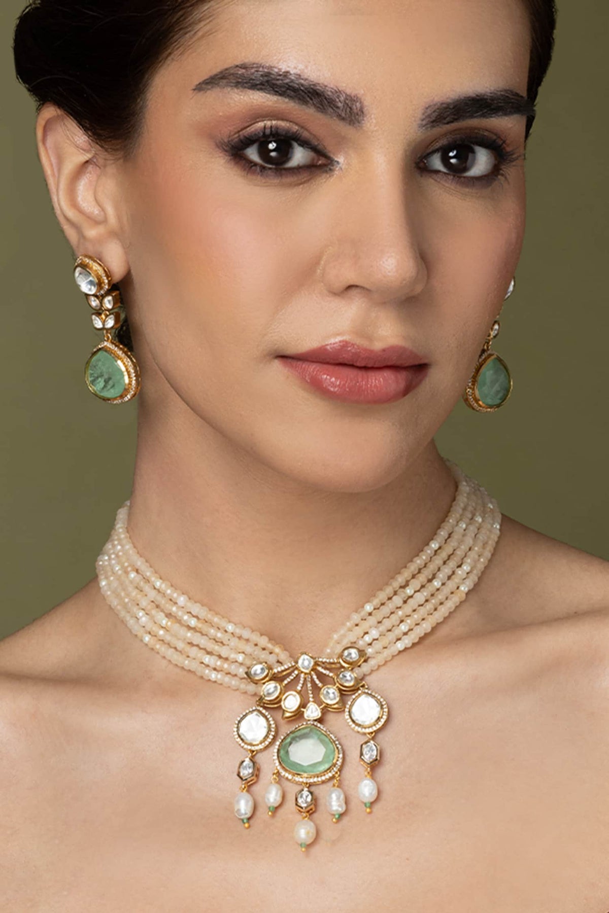 Ocean Mist Long Necklace Set 