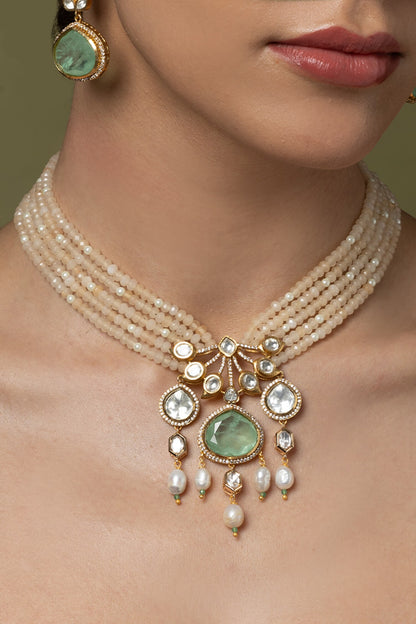 Ocean Mist Long Necklace Set 