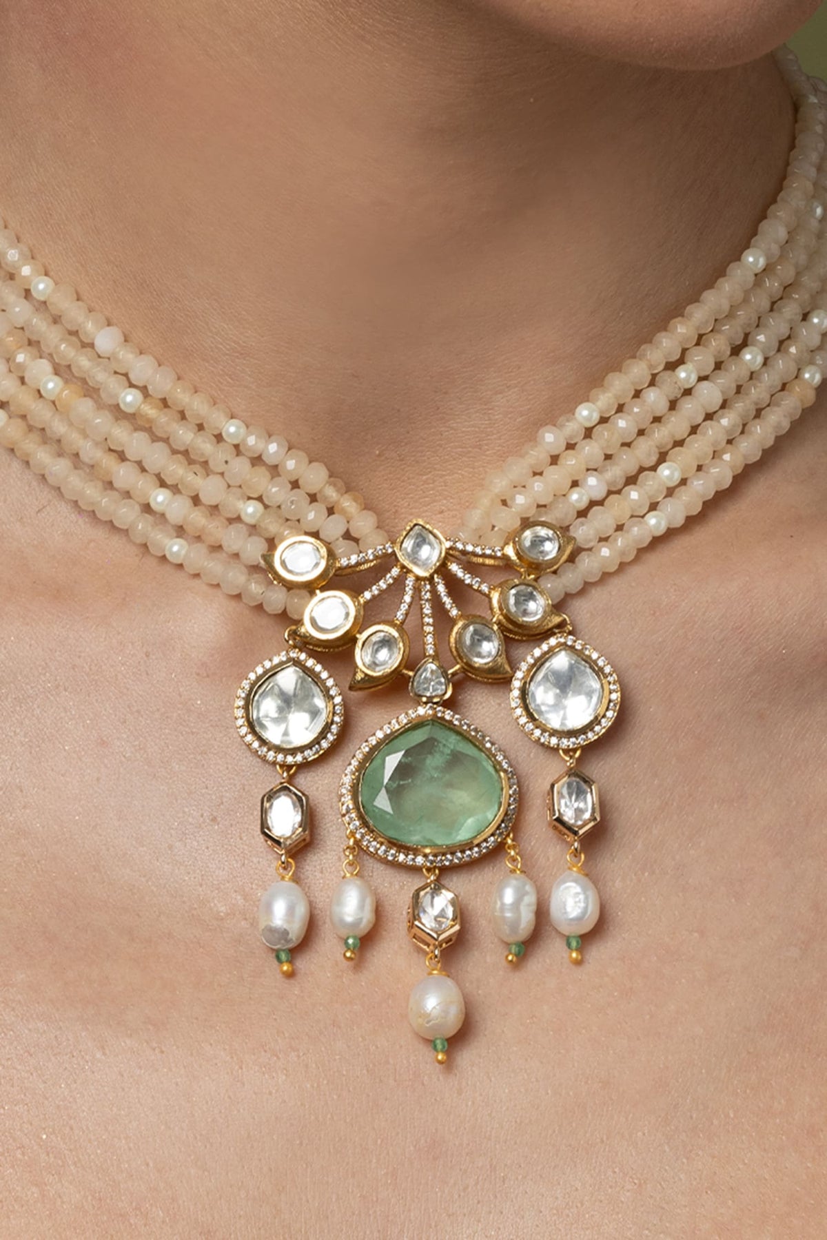 Ocean Mist Long Necklace Set 