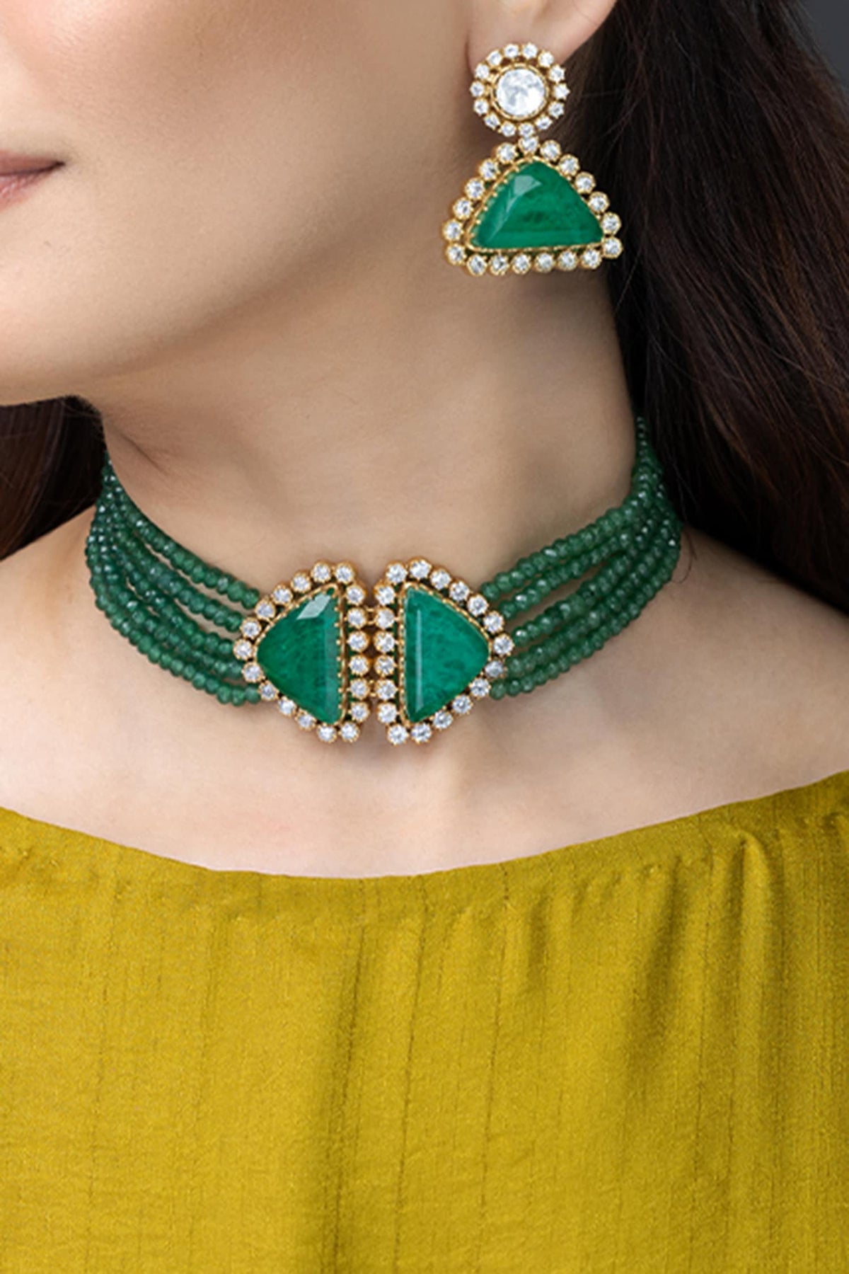 Noor Embellished Choker Set 