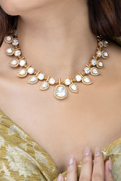 Utsav Stone Embellished Necklace Set 