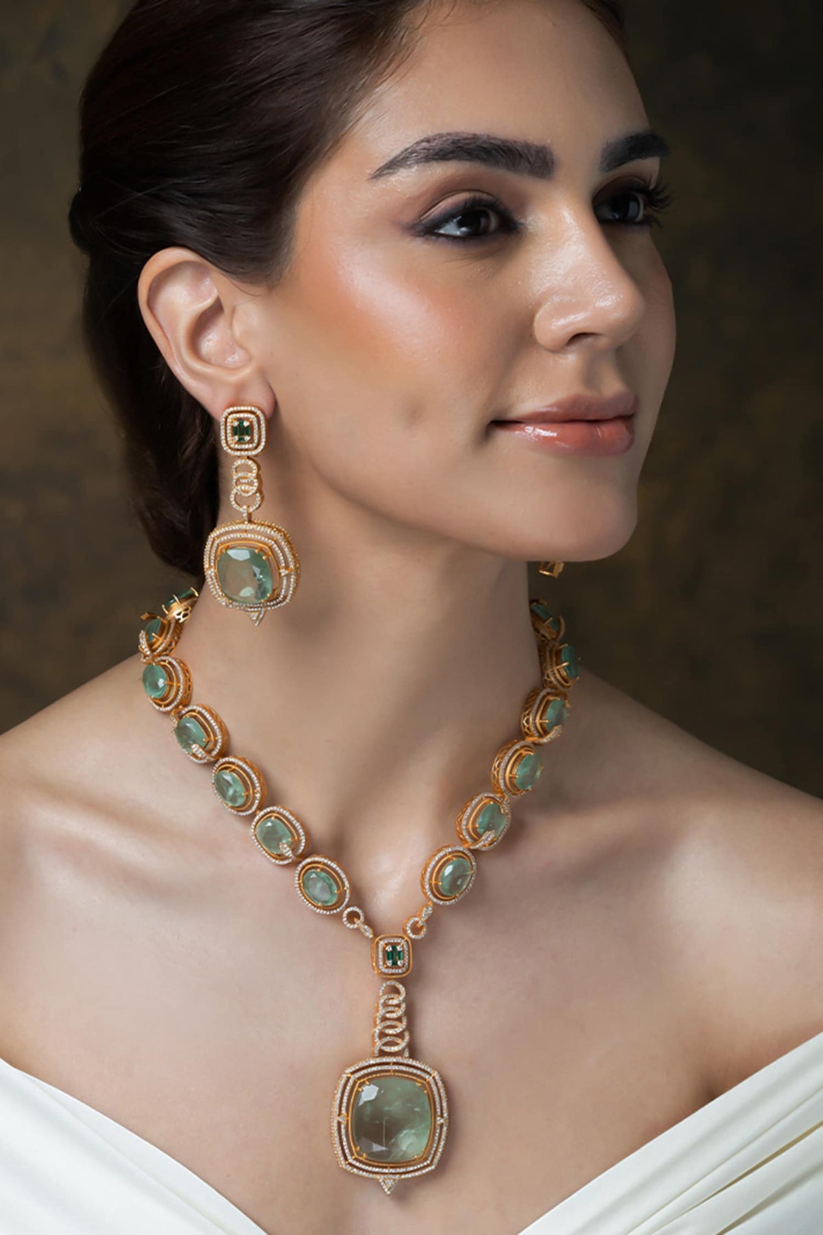 Mughal Essence Long Necklace Set 