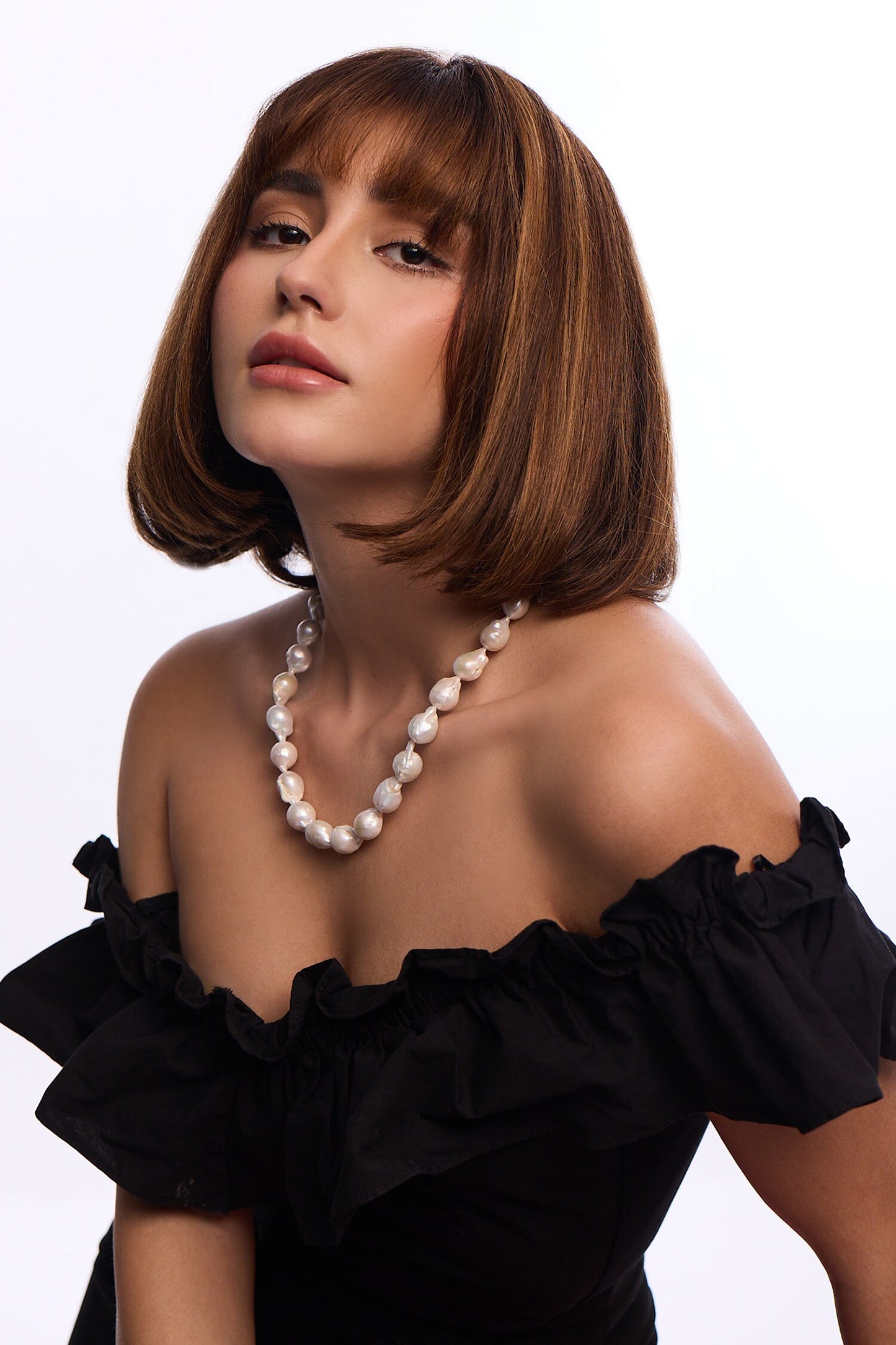 Baroque Pearl Single Necklace 