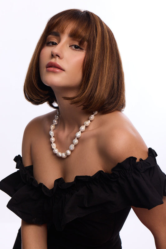 Baroque Pearl Single Necklace 
