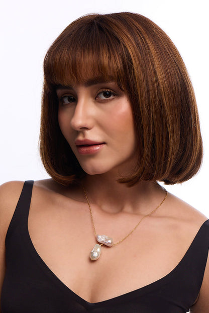 Twinset Baroque Pearl Chain Necklace 