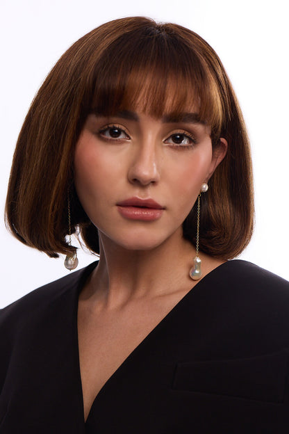 Baroque Duster Drop Earrings 