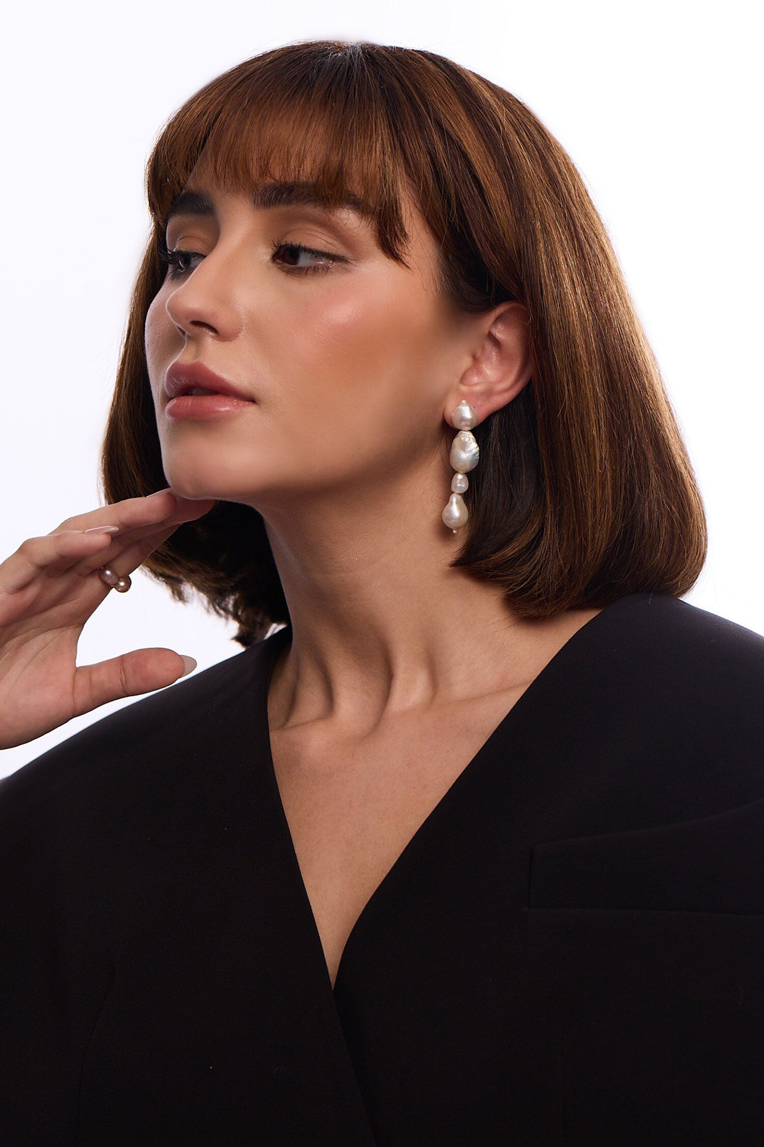 Baroque Statement Drop Earrings 