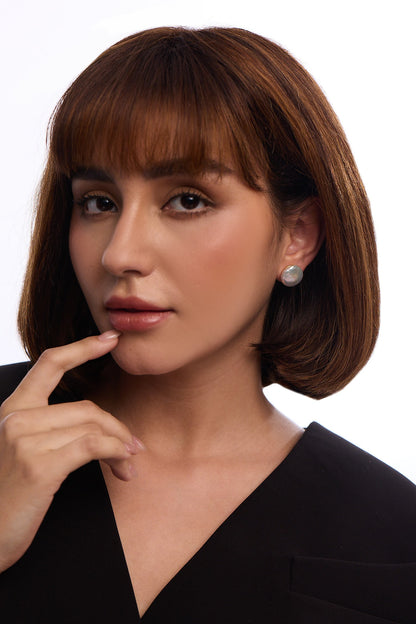 Baroque Pearl Small Stud Earrings 