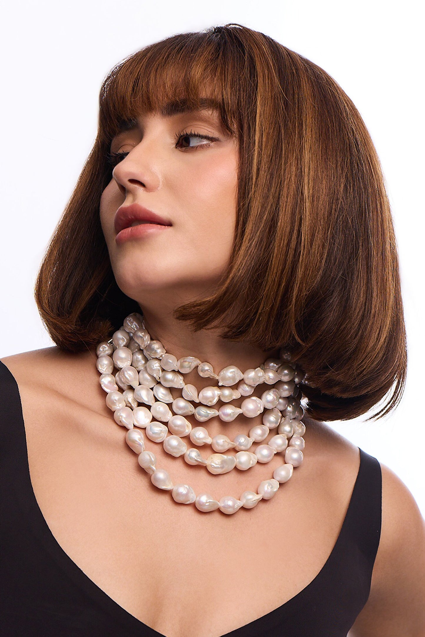 Statement Major Baroque Pearl Necklace 