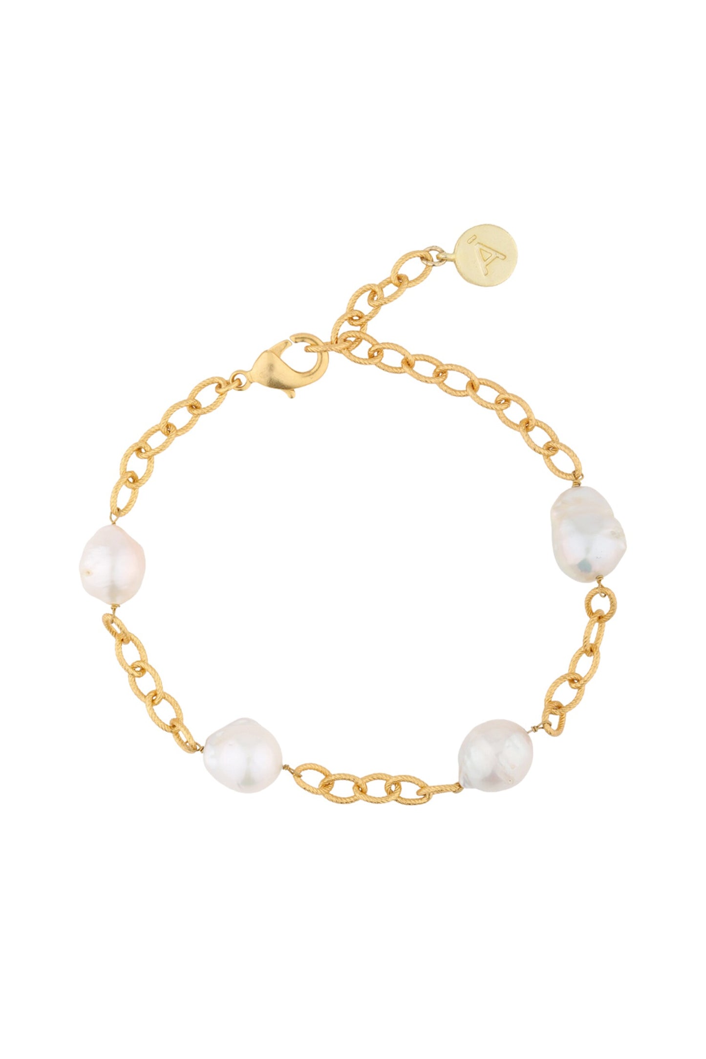 Baroque Linked Pearl Bracelet 