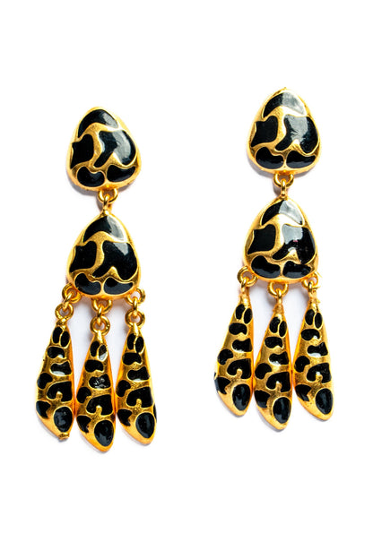 Nine Lives Dangler Earrings 