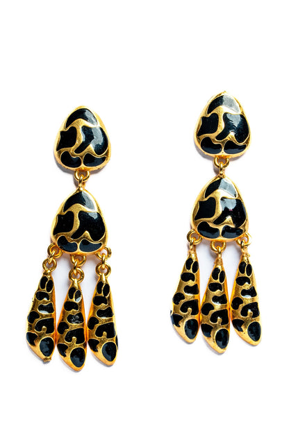Nine Lives Dangler Earrings 