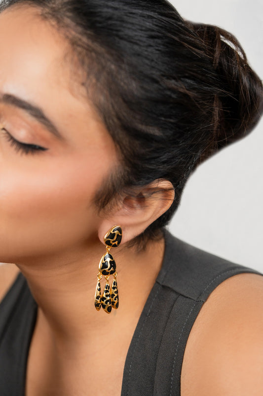 Nine Lives Dangler Earrings 